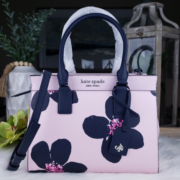 kate spade Handbags - 🌺NWT Kate Spade MD Cameron floral satchel pink KS